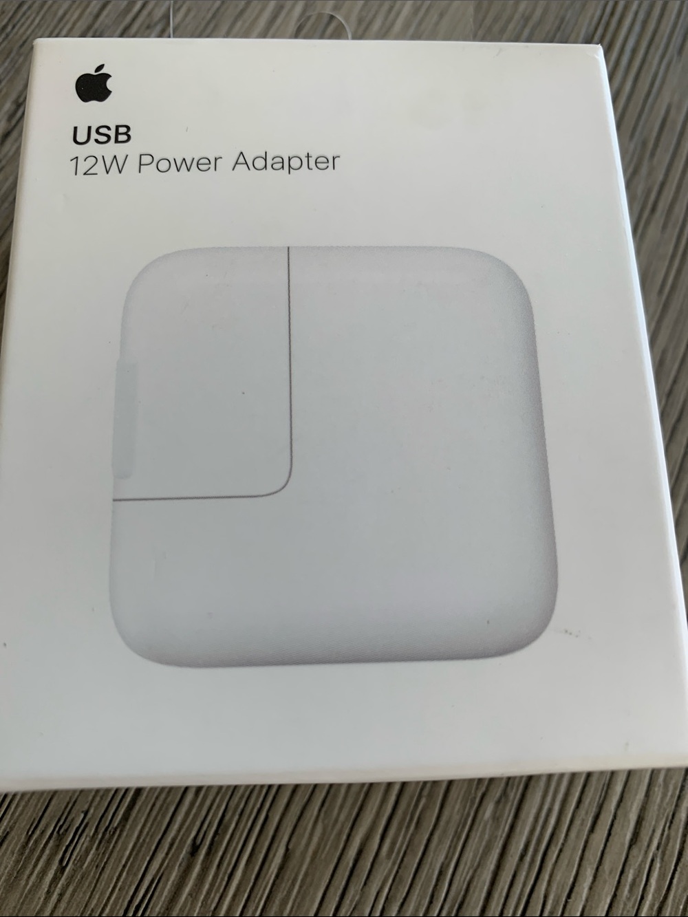 NWT, Apple 12W USB Power Adapter - White